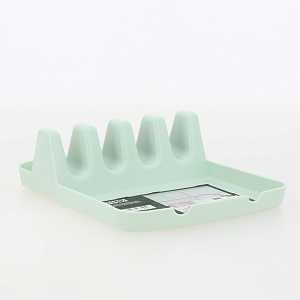 Органайзер кухонный/подставка для кухонных принадлежностей 14х18х5см DE'NASTIA мятный пластик 000000000001212520