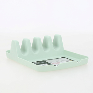 Органайзер кухонный/подставка для кухонных принадлежностей 14х18х5см DE'NASTIA мятный пластик 000000000001212520