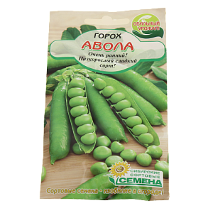 Семена Горох Авола 5г Р (ссс) ЛИДЕР ПРОДАЖ! УТ000006268 пакет 000000000001195337