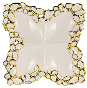 Менажница 4секции фарфор BUTTERFLY подарочная упаковка HOME ART Balsford 147-31002 000000000001197936