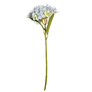 Цветок искусственный Гортензия 46см голубая 000000000001218395