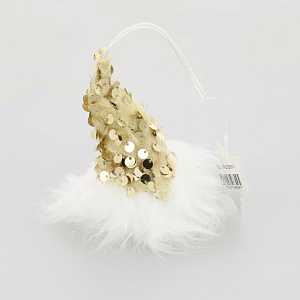 Декоративное украшение Рождественский гномик 9см DARLENS с пайетками ассорти 000000000001209907