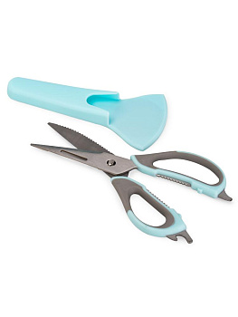 Ножницы кухонные 24см в ассортименте нержавеющая сталь/полипропилен 000000000001229393