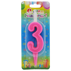 Свеча цифра для торта ОМСКИЙ СВЕЧНОЙ 000000000001166915