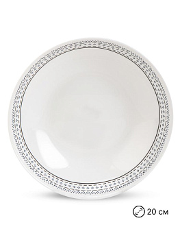 Тарелка суповая 20см FARFORELLE Этно стеклокерамика 000000000001224331