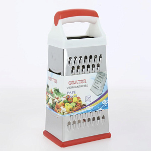 Терка 4-х гранная 23см M010142/R010282 пластик/нержавеющая сталь 000000000001178392