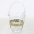 Набор для виски ПРОМСИЗ Барокко (Ведро для льда + щипцы + стакан-4шт) стекло 000000000001207840
