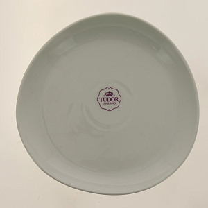 Тарелка обеденная 25см TUDOR ENGLAND Royal White белый фарфор 000000000001181756