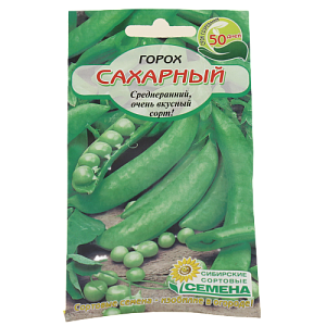 Семена Горох Сахарный 5г Р (ссс) ЛИДЕР ПРОДАЖ! СС004669 пакет 000000000001183697