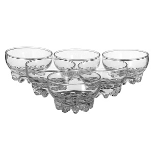 SYLVANA Набор салатников 6шт 10см PASABAHCE стекло 000000000001061189