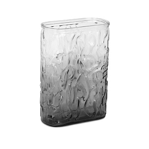 Ваза 18,5см Ice серый стекло 000000000001224016