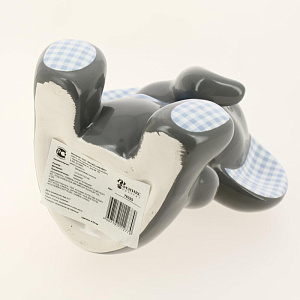 Декоративная копилка Слоник серый из керамики / 12,7х10х13,5 арт.76325 000000000001163778