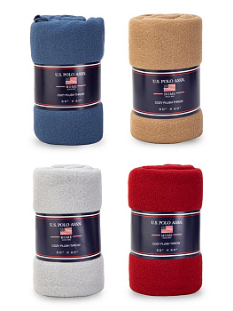 Плед 125х150см HOME однотон плотность 150гр в ассортименте полиэстер 000000000001227166