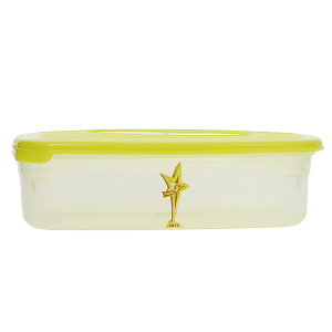 Емкость для СВЧ Galaxy прямоугольная 0,65 л лимон/лайм 000000000001017050