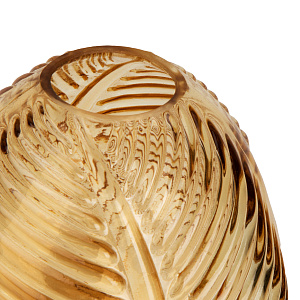 Ваза 12см Лист золото стекло 000000000001220752