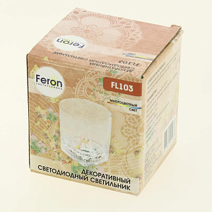 Свет-к FERON FL103 стакан 5LED RGB IP44 000000000001111199