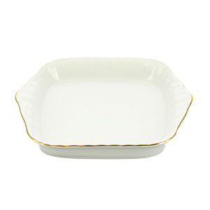 Поднос 18см Золотая отводка Porcelaine Czech Gold Hands 000000000001136262