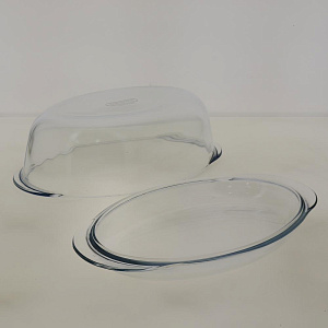 Утятница 3л + крышка 1л PYREX овальная 000000000001111880