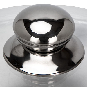 Крышка 20см металлическая ручка стекло 000000000001223789