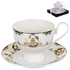 Пара чайная 230мл/блюдце BALSFORD Passion подарочная упаковка фарфор 000000000001193946