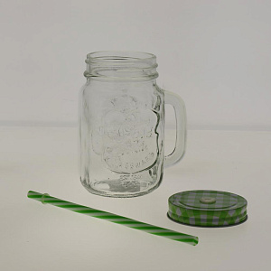 Кружка-банка 400мл M020133/R030204 стекло 000000000001170136