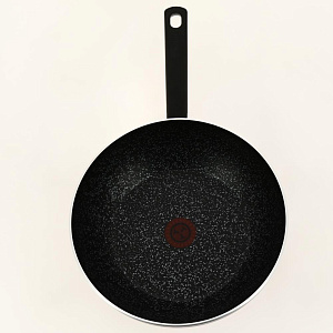 Сковорода Вок 28см TEFAL Granit антипригарное покрытие алюминий 000000000001199335