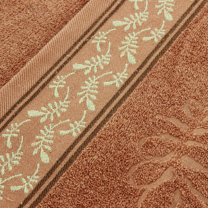 Полотенце Веточки, 70х140 см, хлопок 000000000001160602