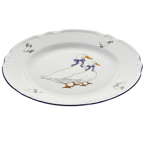 Тарелка Констанция Гуси Люкс Хауз, 24 см 000000000001005952