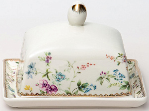 Масленка 15см с крышкой 12,7см BALSFORD Франсуаза подарочная упаковка фарфор 000000000001203942