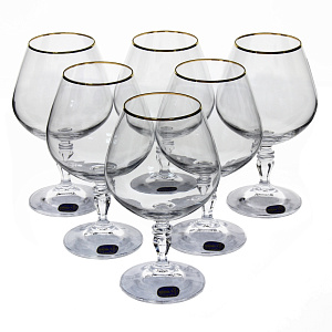 Набор фужеров для бренди Виктория Bohemia, 380мл, 6 шт. 000000000001089409