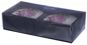 Набор фигурных салатников 2шт 10см ПОСУДА подарочная упаковка 000000000001177575