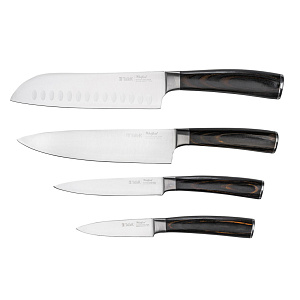 Нож сантоку 18см TALLER нержавеющая сталь/дерево 000000000001197570