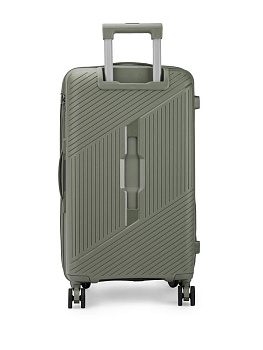 Чемодан на колесах L (48х30х75см) полосы хаки PP 000000000001226557