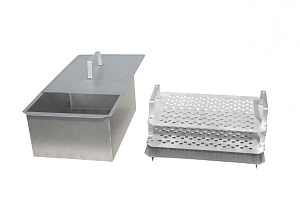 Коптильня двухъярусная KUKMARA толщина бортов 0,1см нержавеющая сталь 000000000001210744