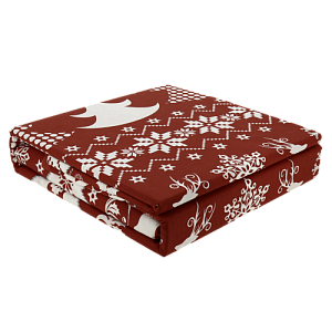 Комплект постельного белья "Этель" евро Зимний узор 200х217см, 220х240см, 70х70см-2шт, 100% хлопок поплин 125 25887 000000000001202316