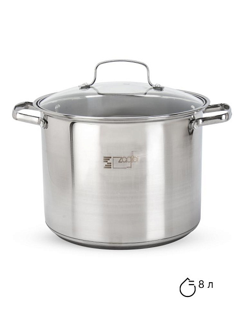 Набор посуды для приготовления 12 предметов толщина стали 0,5мм нержавеющая сталь 000000000001228071