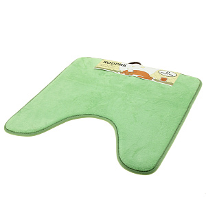 Коврик для туалета DE'NASTIA 50х50см memory зеленый M111140 000000000001167695