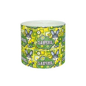 Бумага туалетная НОВАЯ ЛИНИЯ Зайчик без втулки вторичное сырье 000000000001214926