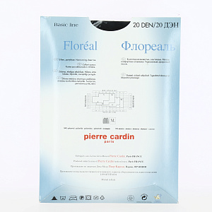 Колготки женские 20ден р.5 maxi PIERRE CARDIN Floreal Nero 000000000001073332