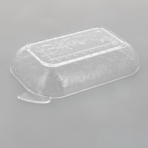 Блюдо шубница 30х16х5см LARANGE Цветок стекло 000000000001204438