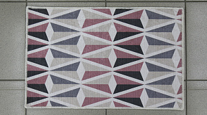 КОВРИК УНИВЕРСАЛЬНЫЙ (для прихожих) 40*60, абстракция розовый, R020318 000000000001187099