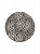 Салфетка сервировочная 38см DE'NASTIA Лео круглая белый/черный ПВХ 000000000001221301