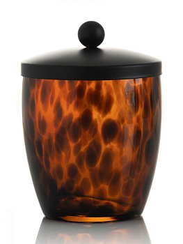 Органайзер универсальный (для косметики, ванных аксессуаров) DE'NASTIA Лео черный/коричневый стекло 000000000001218910