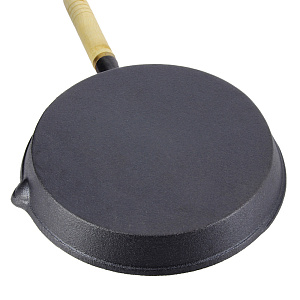 Сковорода 21,5см MYRON COOK деревянная ручка чугун MC2216 000000000001168229