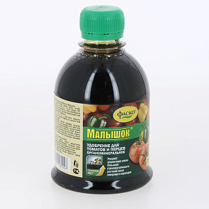 Удобрение для томатов и перцев жидкое 250мл Фаско Малышок органоминеральное 000000000001210663