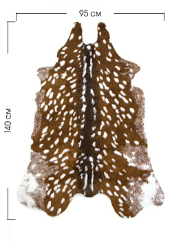 Коврик Олень LUCKY длинный ворс 95x140 верх:акрил-80%,полиэстер-20%,обратная сторона-100%полиэстер,M000102 000000000001200621