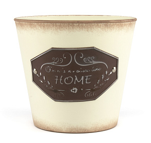 Кашпо 13х12см Garden Стакан микс пластик/металл 000000000001216368