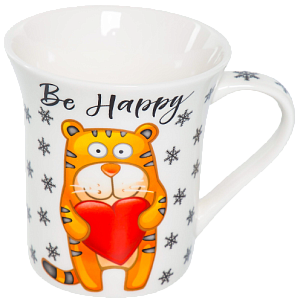 Кружка 310мл OLAFF BE HAPPY фарфор 000000000001209253