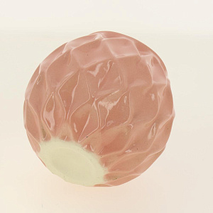 Ваза шарик №3 розовый 12 см ввр-24417 000000000001191988