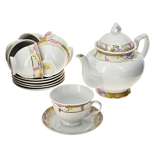 Чайный набор Золото Olaff, 13 предметов 000000000001170925